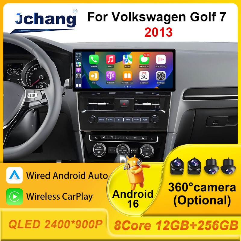 Car Accessories In India - 폭스바겐 골프 7 2013용 안드로이드 16