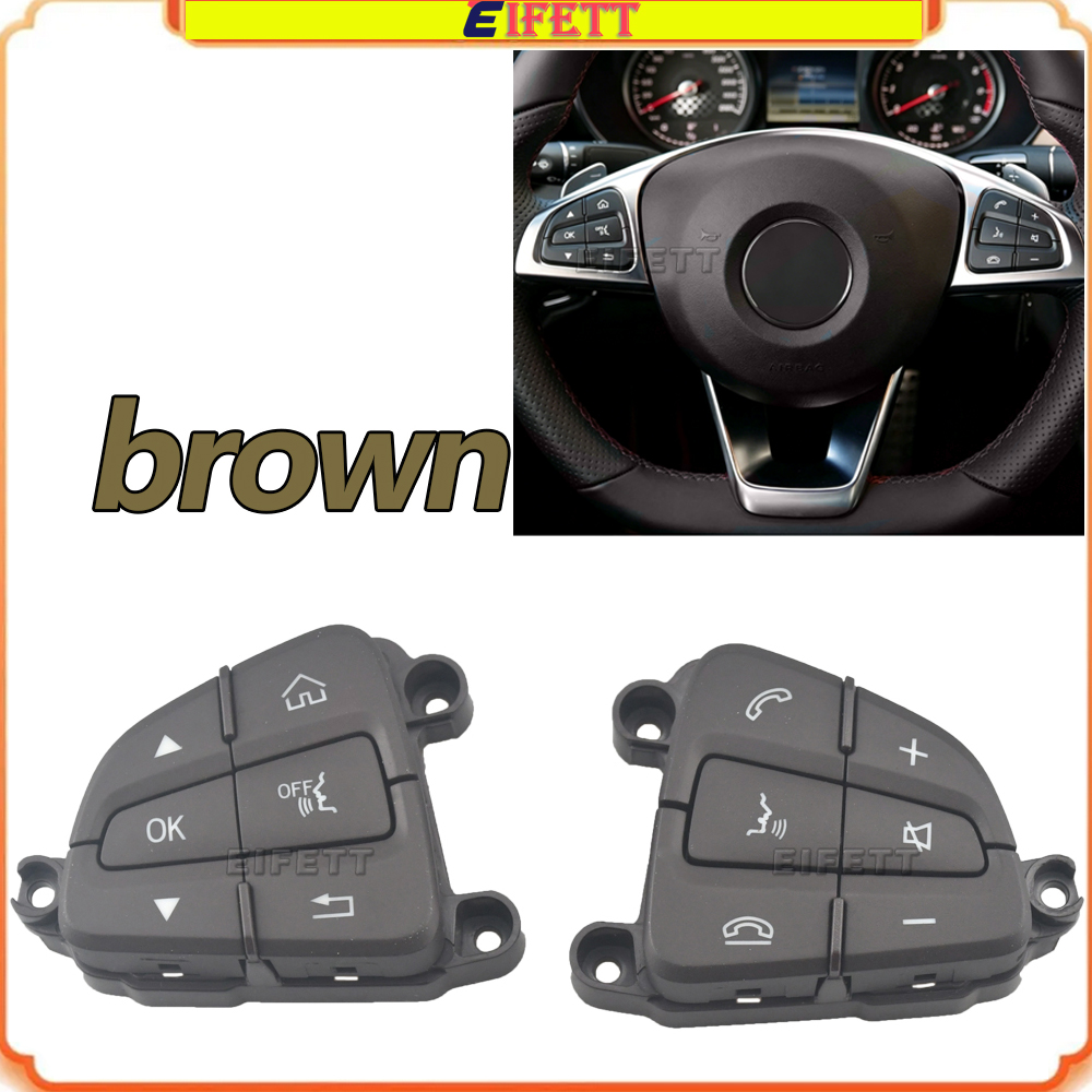 Steering Wheel Cover - 메르세데스 W205 S205 A205 C205 2014-2018