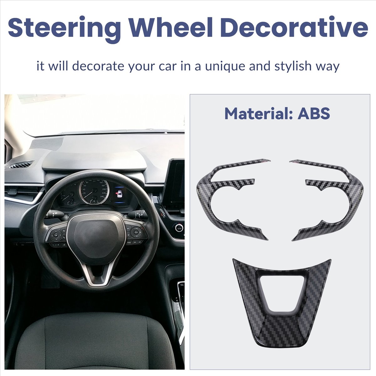 Steering Wheel Cover - 2019-2021년형 토요타 크로스용 슈퍼 세일 -