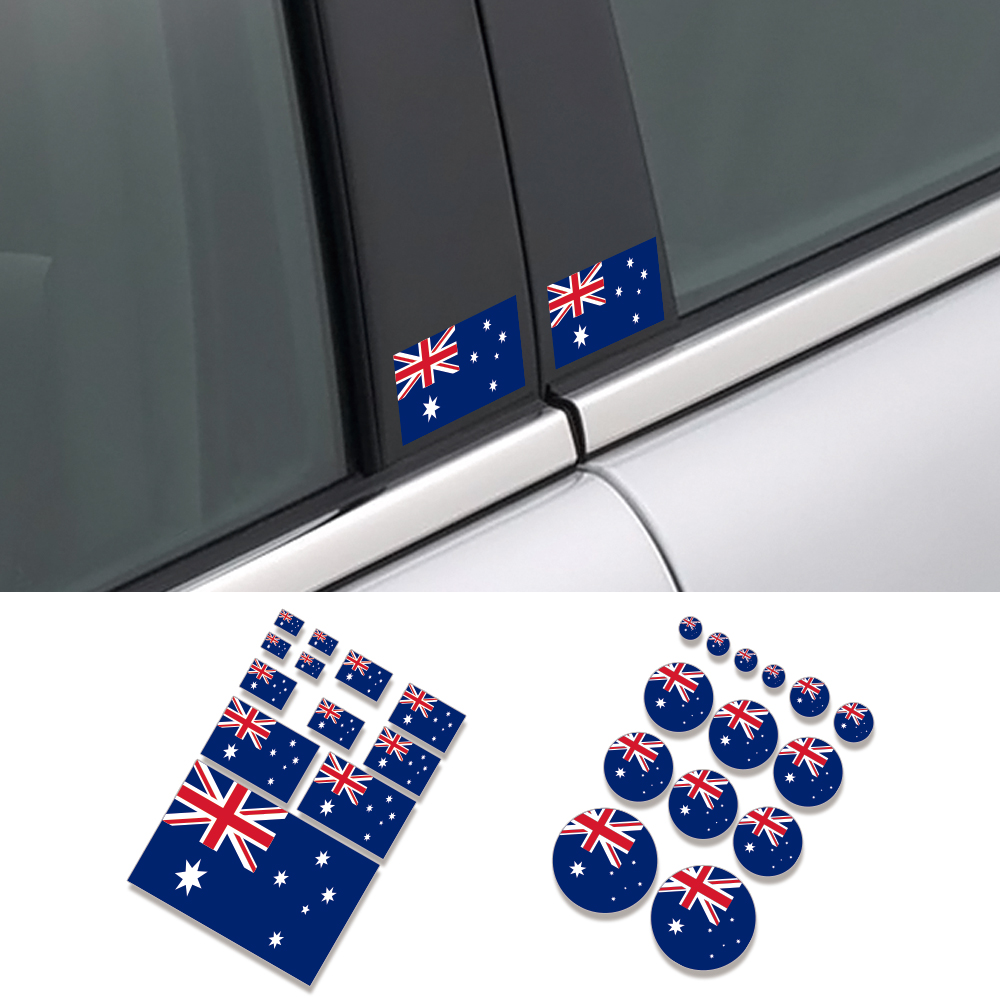 Car Accessories Australia - 다양한 호주 국기 스타일링 스티커 그래픽,