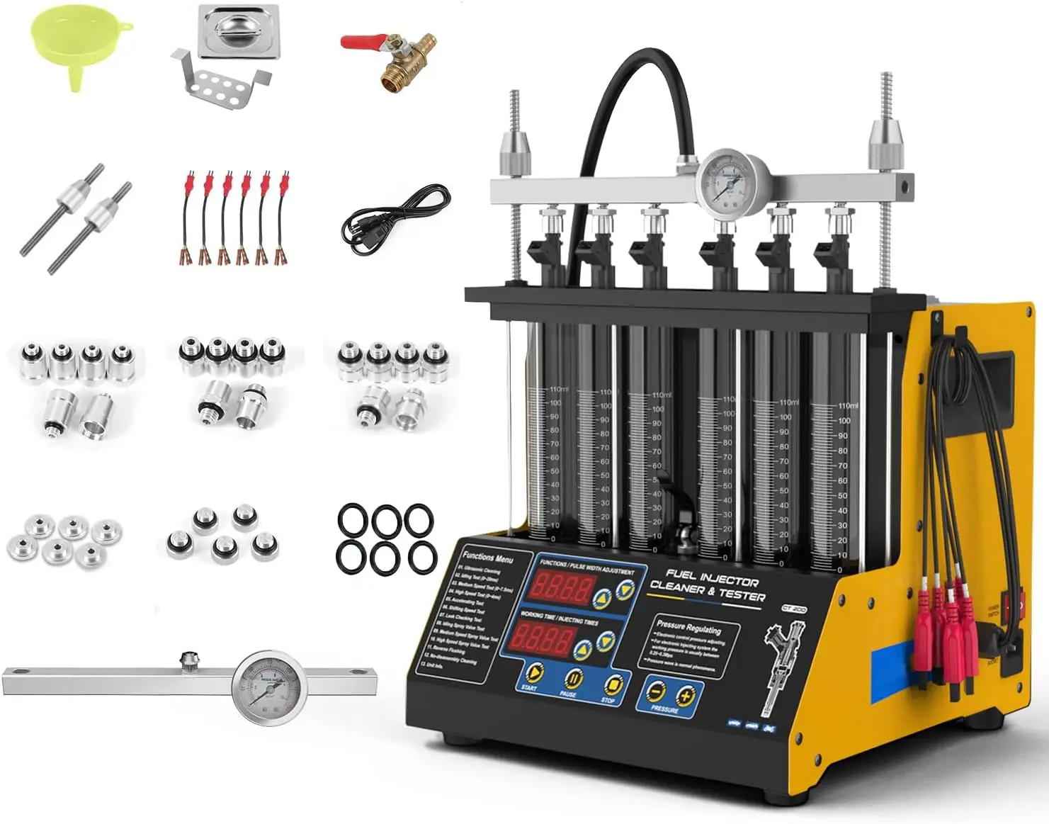 Fuel Injector Cleaner - CT200 연료 인젝터 클리너 테스터 6기통