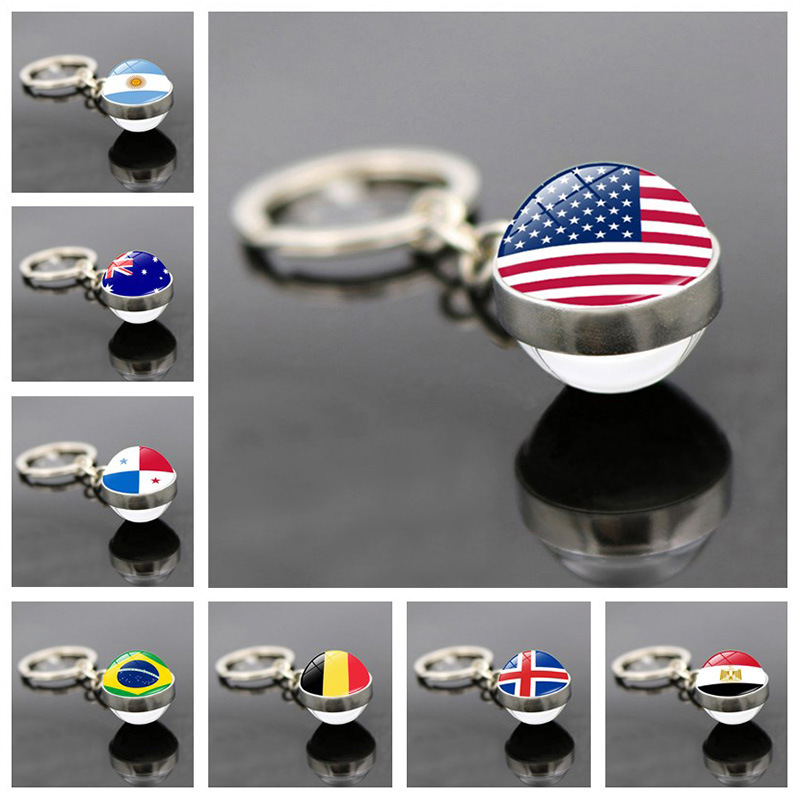 Car Accessories Australia - 아르헨티나의 국기 키 체인 호주 브라질