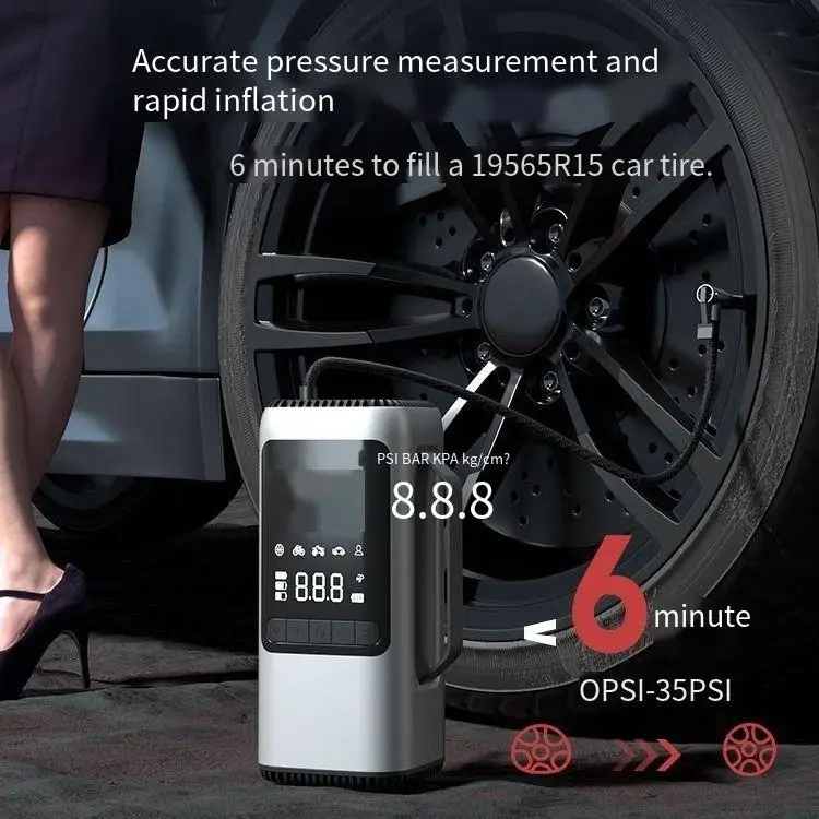 휴대용 자동차 점프 스타터, 에어 컴프레서 및 진공 청 - Portable Jump Starter 리뷰 및 가격