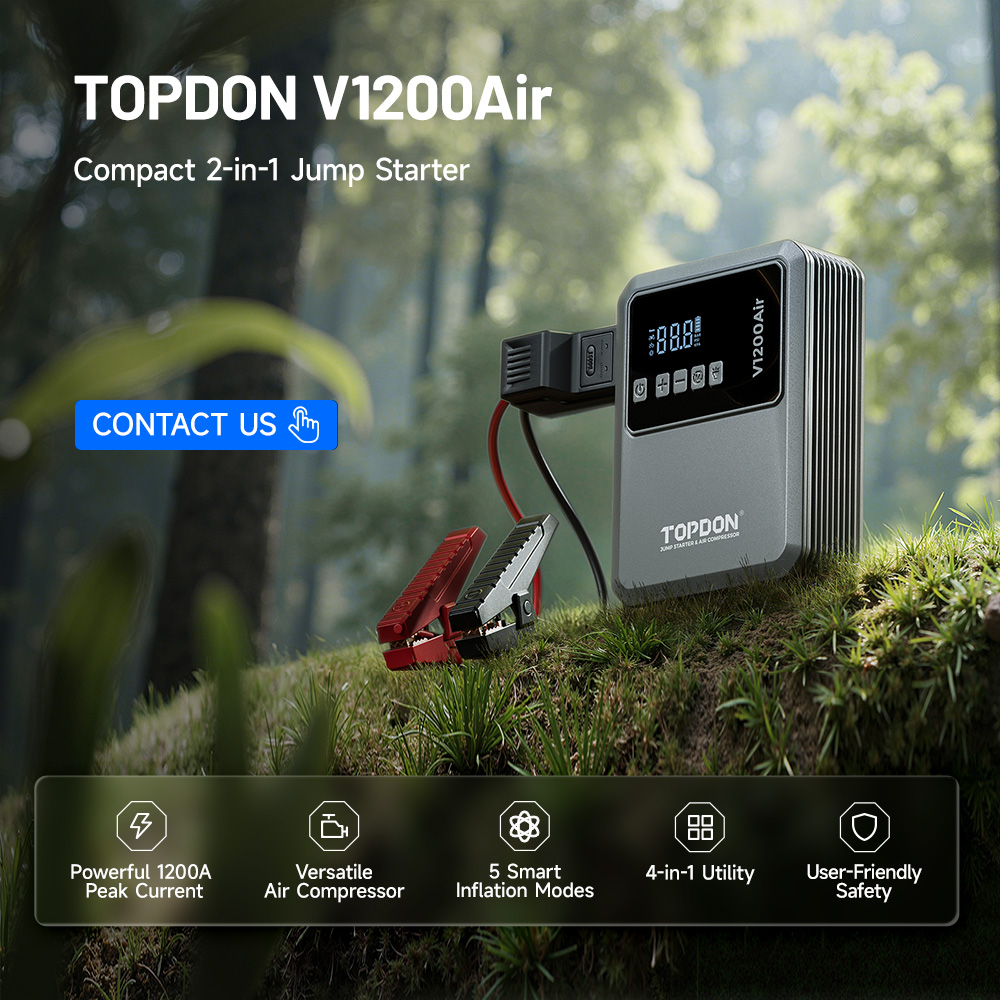 탑돈 V1200 에어 12V 점프 스타터 배터리, 다용 - Portable Jump Starter 리뷰 및 가격