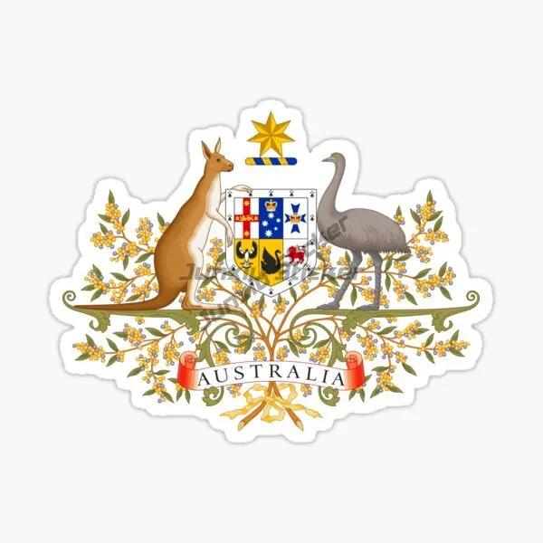 호주 국기지도 캥거루 엠블럼 크리 에이 티브 PVC 자 - Car Accessories Australia 리뷰 및 가격