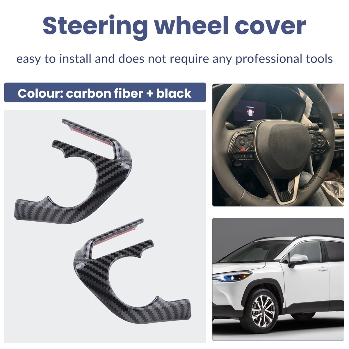2019-2021년형 토요타 크로스용 슈퍼 세일 - 카 - Steering Wheel Cover 리뷰 및 가격