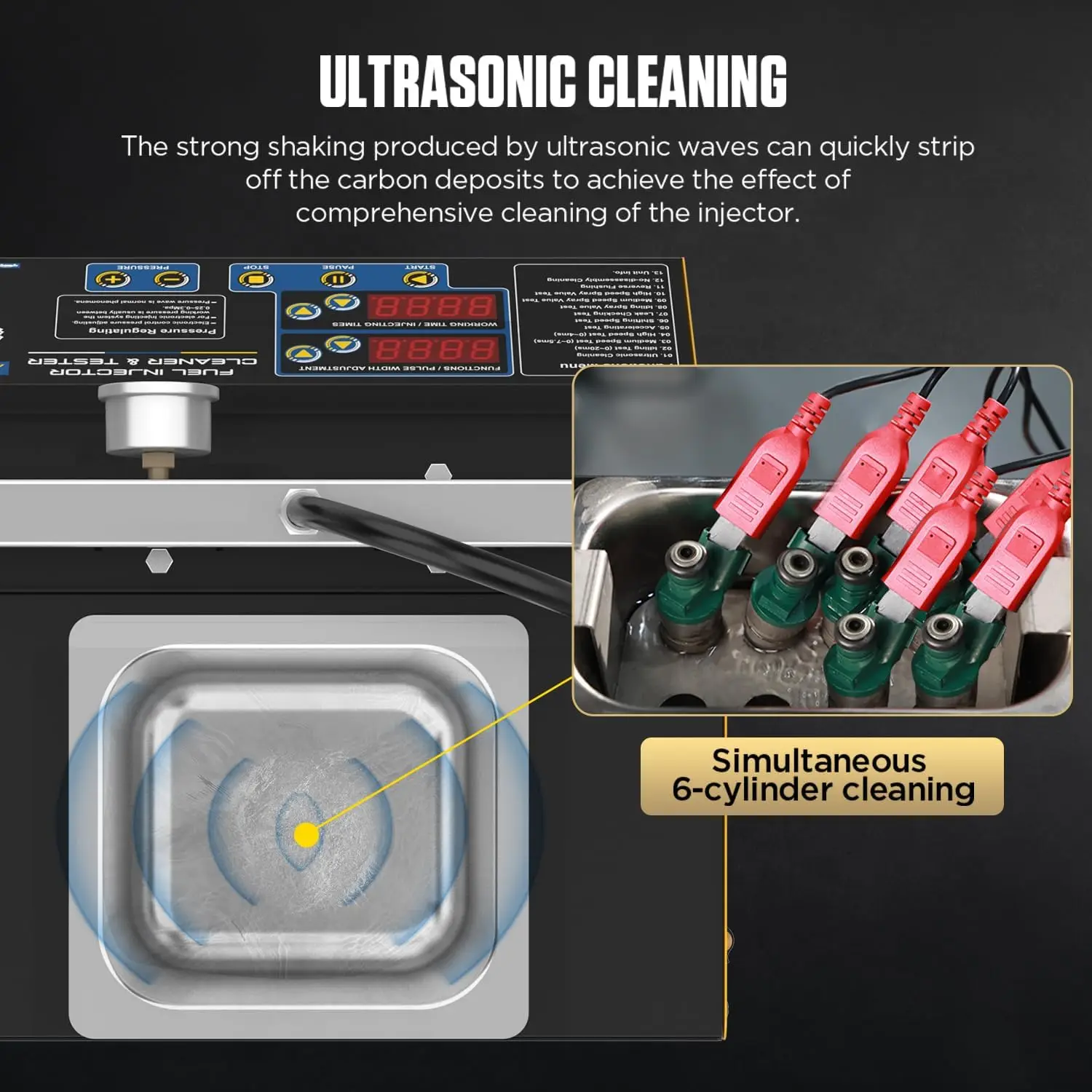CT200 연료 인젝터 클리너 테스터 6기통 업그레이드 - Fuel Injector Cleaner 리뷰 및 가격