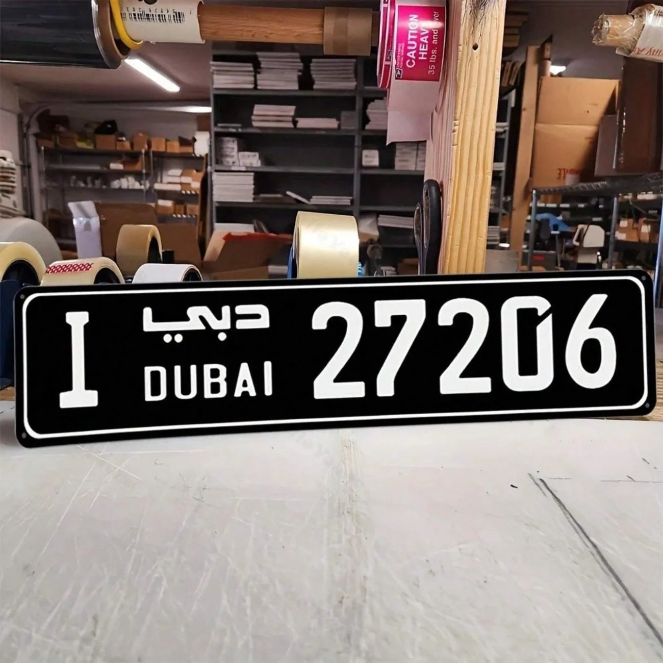 각인된 알루미늄 두바이 테마 거리 표지판, 녹 방지 야 - Car Accessories Dubai 리뷰 및 가격
