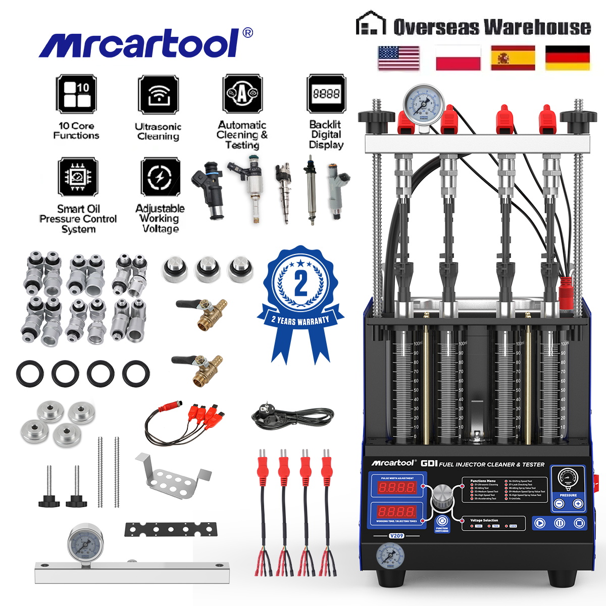 MR CARTOOL V209 GDI EFI FEI 압전 - Fuel Injector Cleaner 리뷰 및 가격