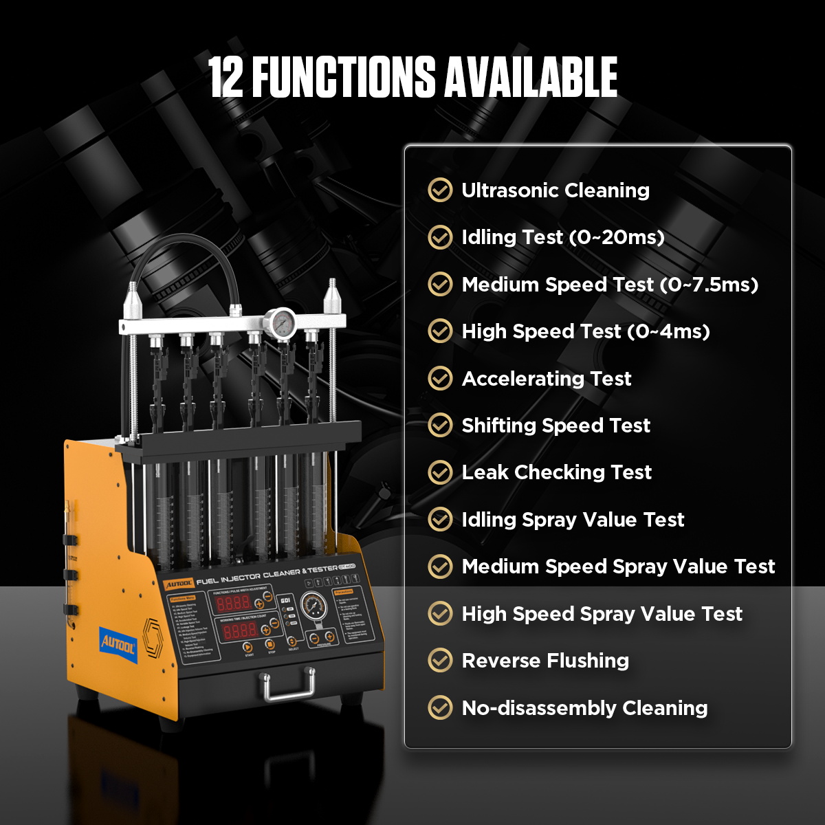AUTOOL CT400 GDI EFI FEI 압전 연료 - Fuel Injector Cleaner 리뷰 및 가격