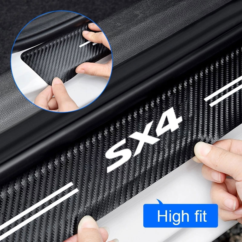 스즈키 SX4 용 자동차 씰 보호대 장식 스티커, 모델 - Bumper Guard Protector 리뷰 및 가격